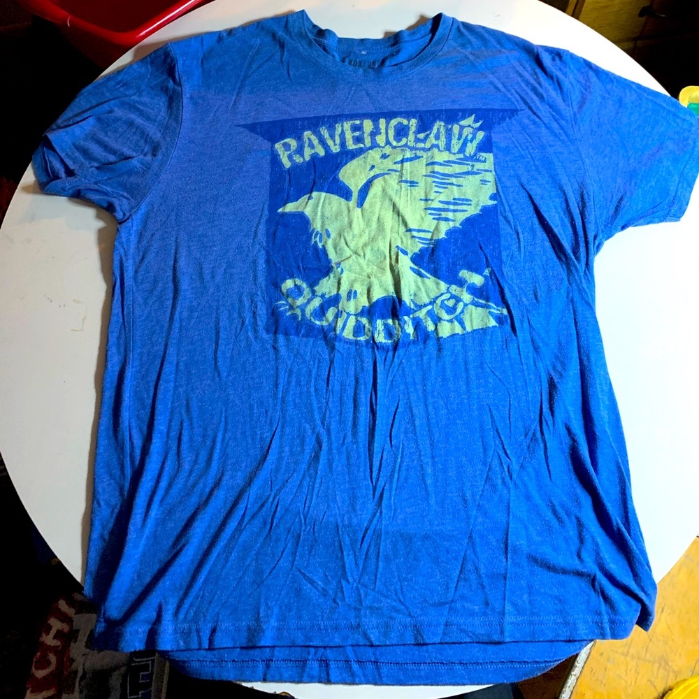Harry Potter Hogwarts Ravenclaw Quidditch Shortsleeve comfy tee, 2XL